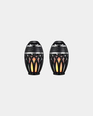 Custom Bluetooth speaker with LED flame effect - Black