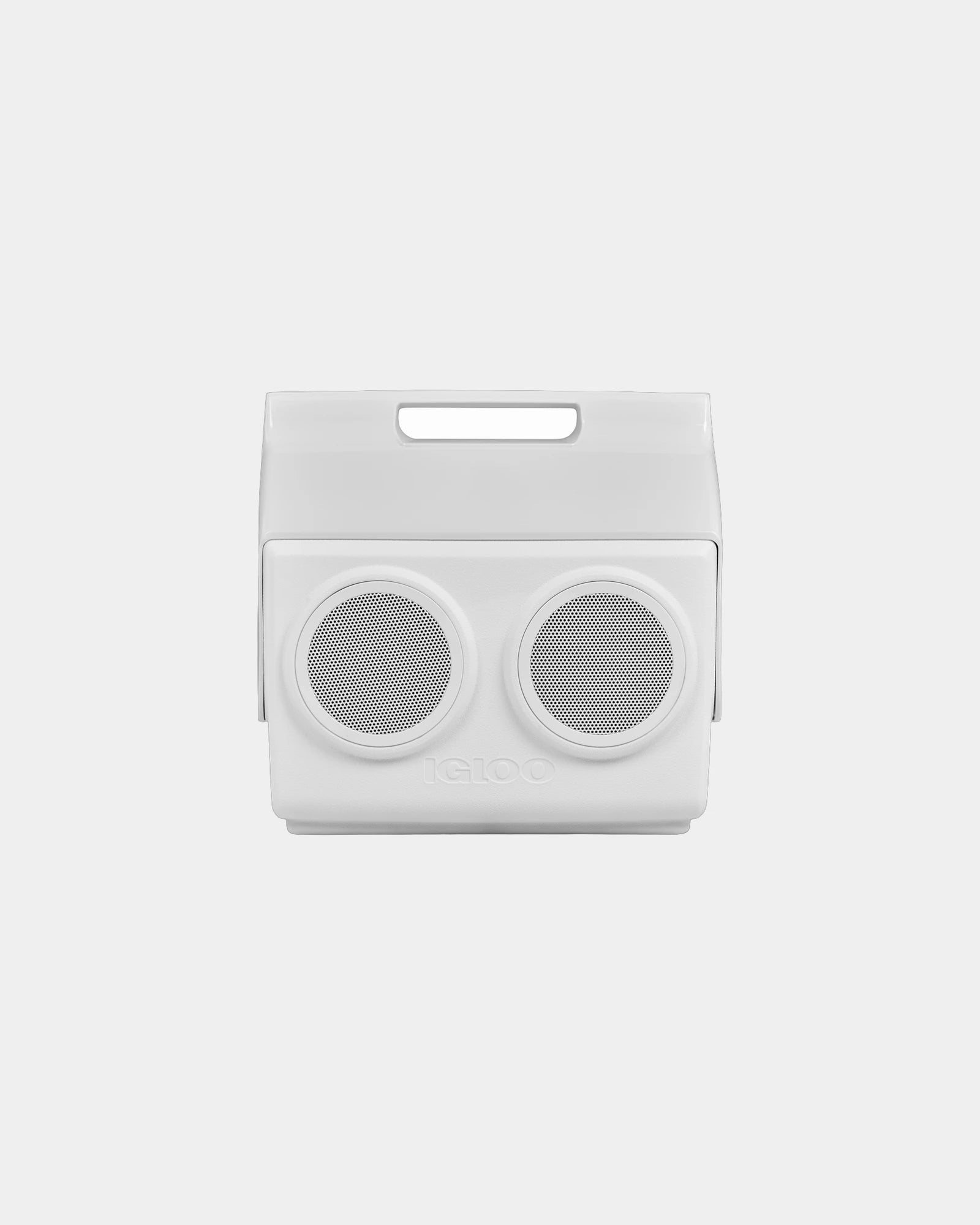 Custom Bluetooth speaker 14-qt cooler with 10-hr playtime - White
