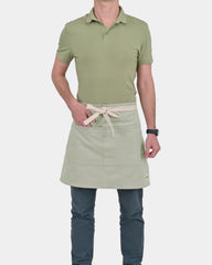 Custom recycled cotton bistro apron 26" x 18" - 11