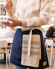 Custom recycled cotton bistro apron 26" x 18" - 6