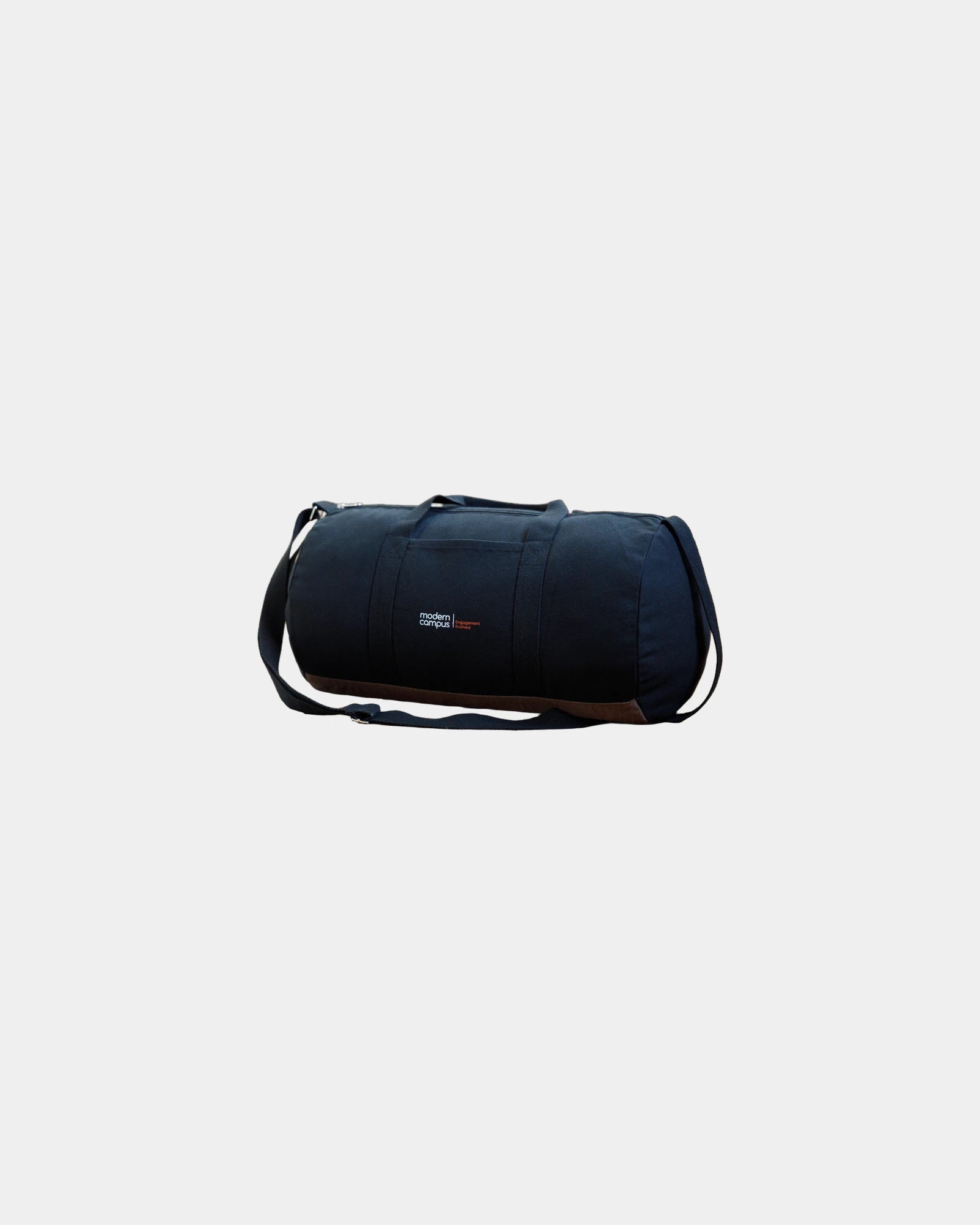 Custom recycled cotton 17" barrel duffel bag - 10