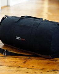 Custom recycled cotton 17" barrel duffel bag - 5