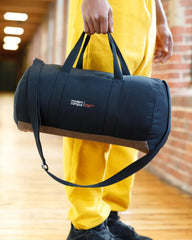 Custom recycled cotton 17" barrel duffel bag - 4
