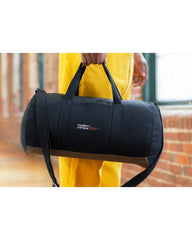 Custom recycled cotton 17" barrel duffel bag - 11