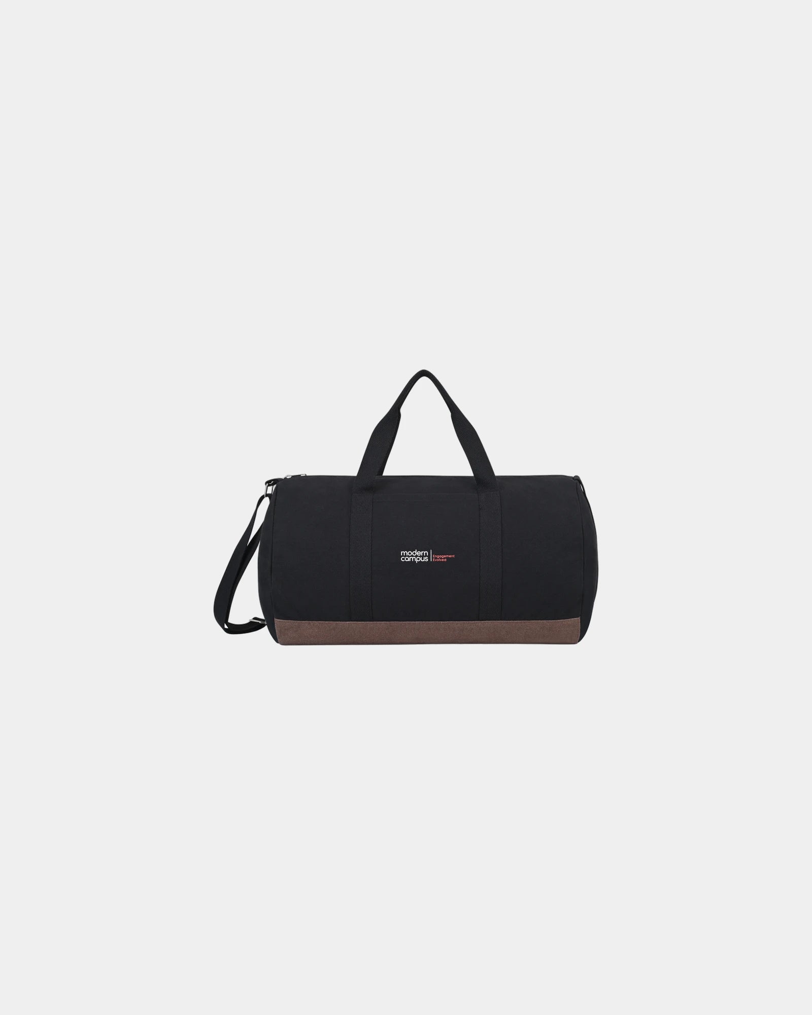 Custom recycled cotton 17" barrel duffel bag - 15