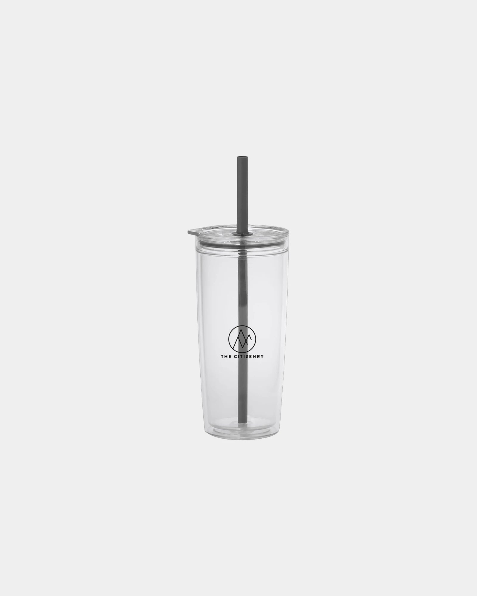 Custom recycled plastic 16 oz straw tumbler - 9