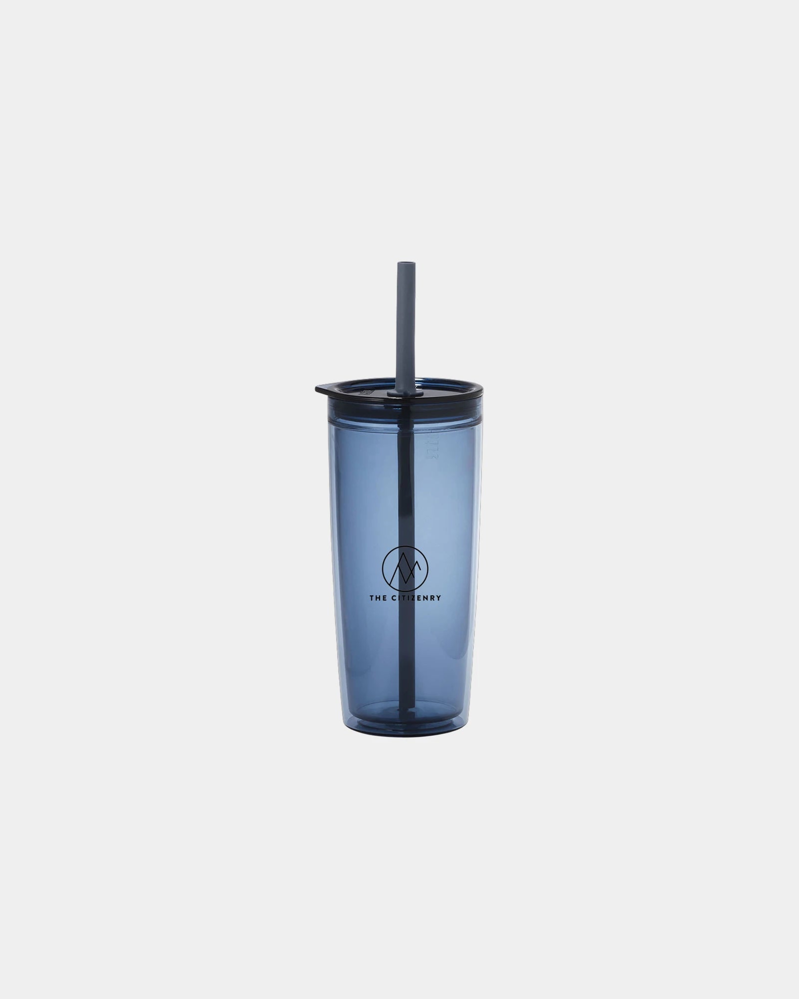 Custom recycled plastic 16 oz straw tumbler - 4