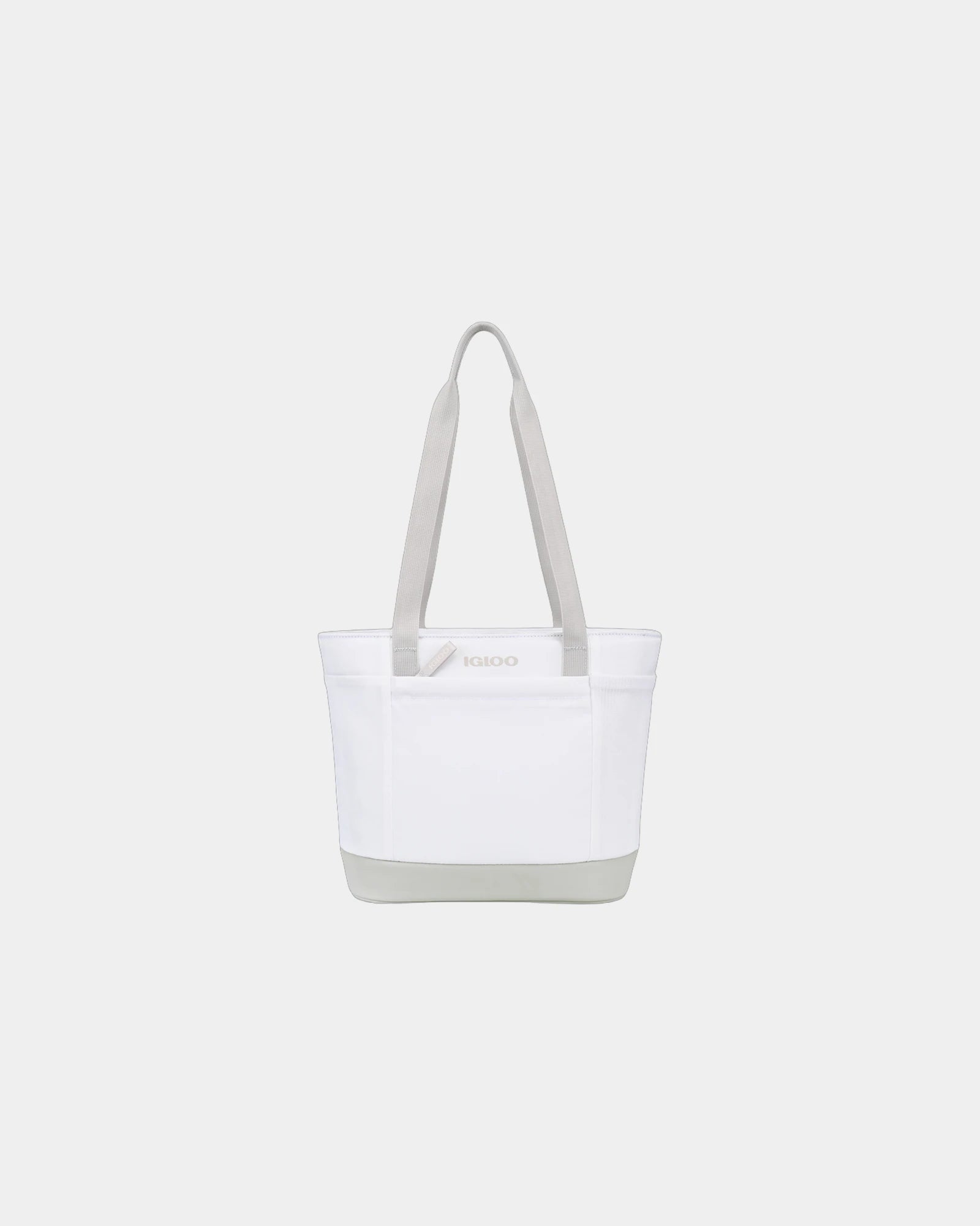 Custom recycled 9-can tote soft cooler bag - Cloud White