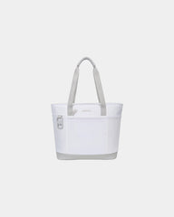 Branded recycled 20-can soft cooler tote bag - Cloud White