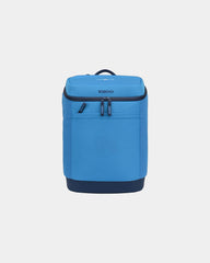 Custom recycled 24-can soft cooler backpack chiller - Brilliant Blue