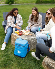 Custom recycled 24-can soft cooler backpack chiller - 9