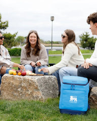 Custom recycled 24-can soft cooler backpack chiller - 10