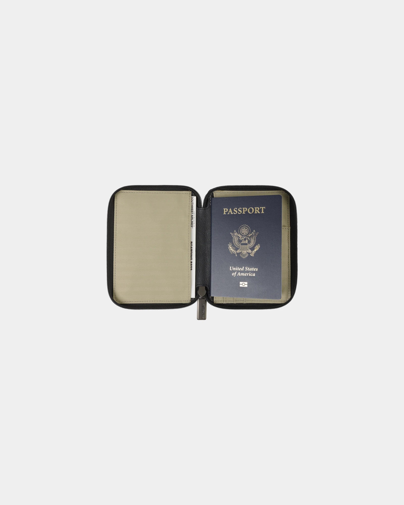 Custom leather passport wallet Samsonite RFID holder - 1