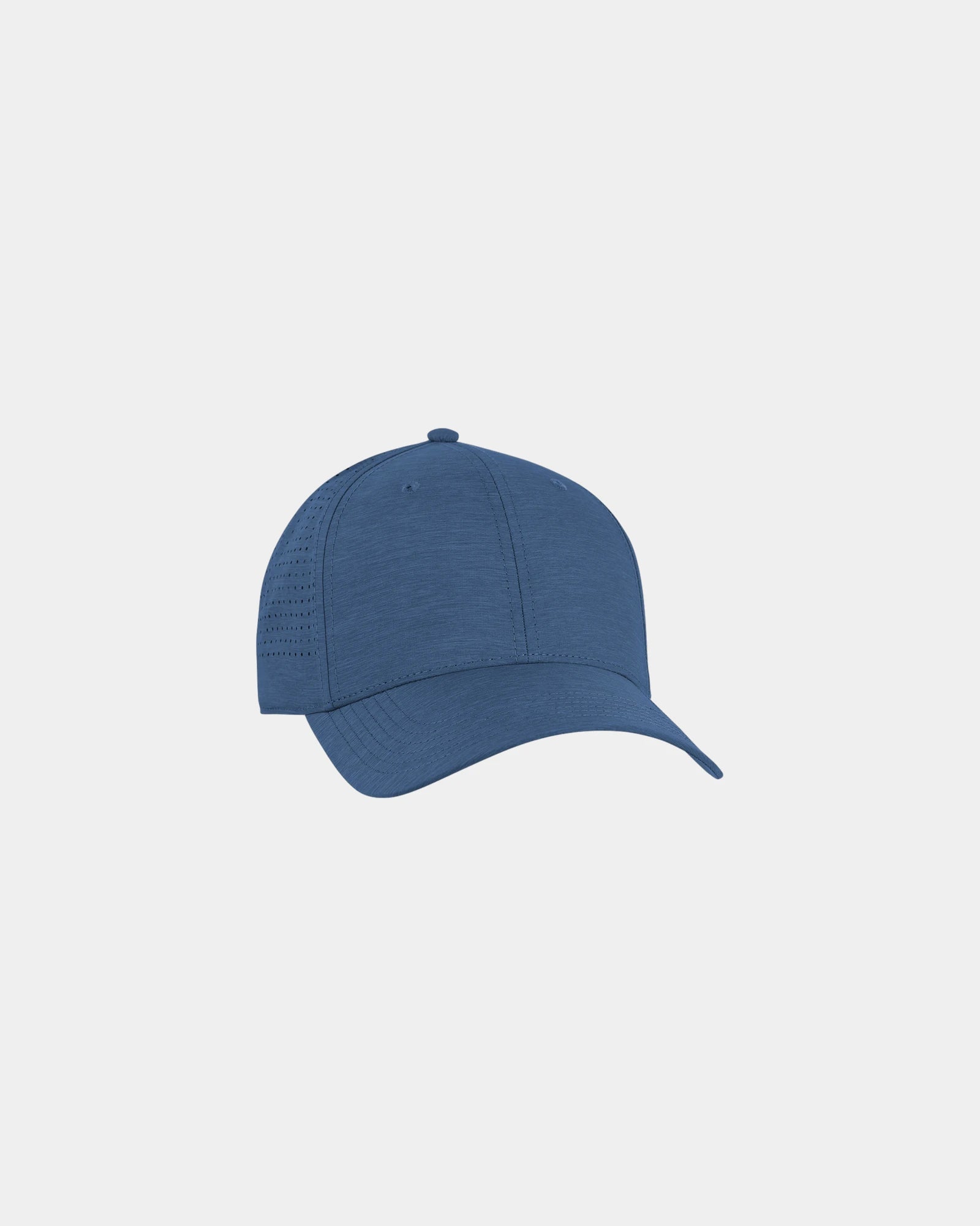 Custom perforated performance cap with mid fit design - Blue