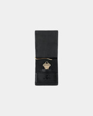 Custom genuine leather folding wallet with ball marker - 1