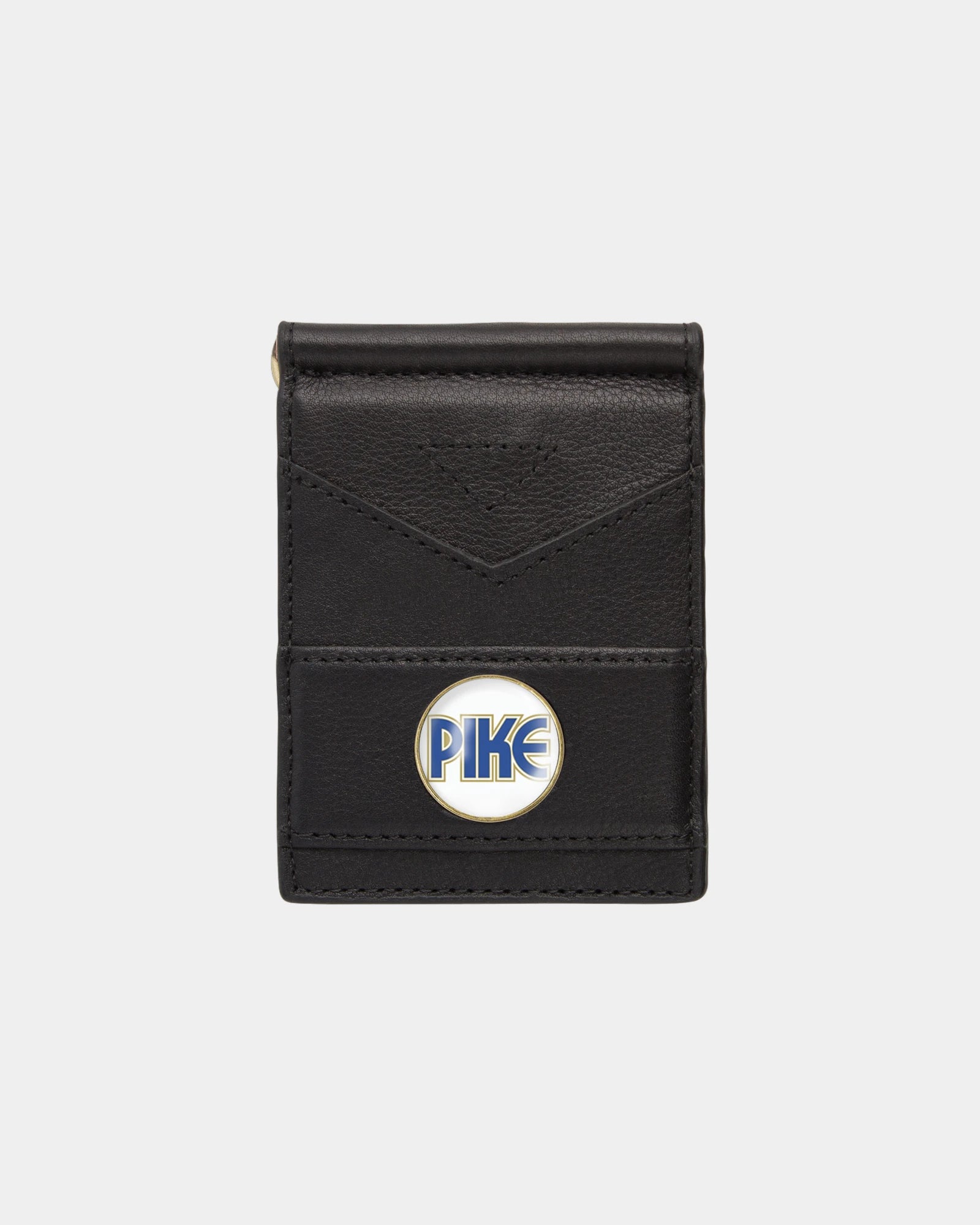 Custom genuine leather folding wallet with ball marker - 3