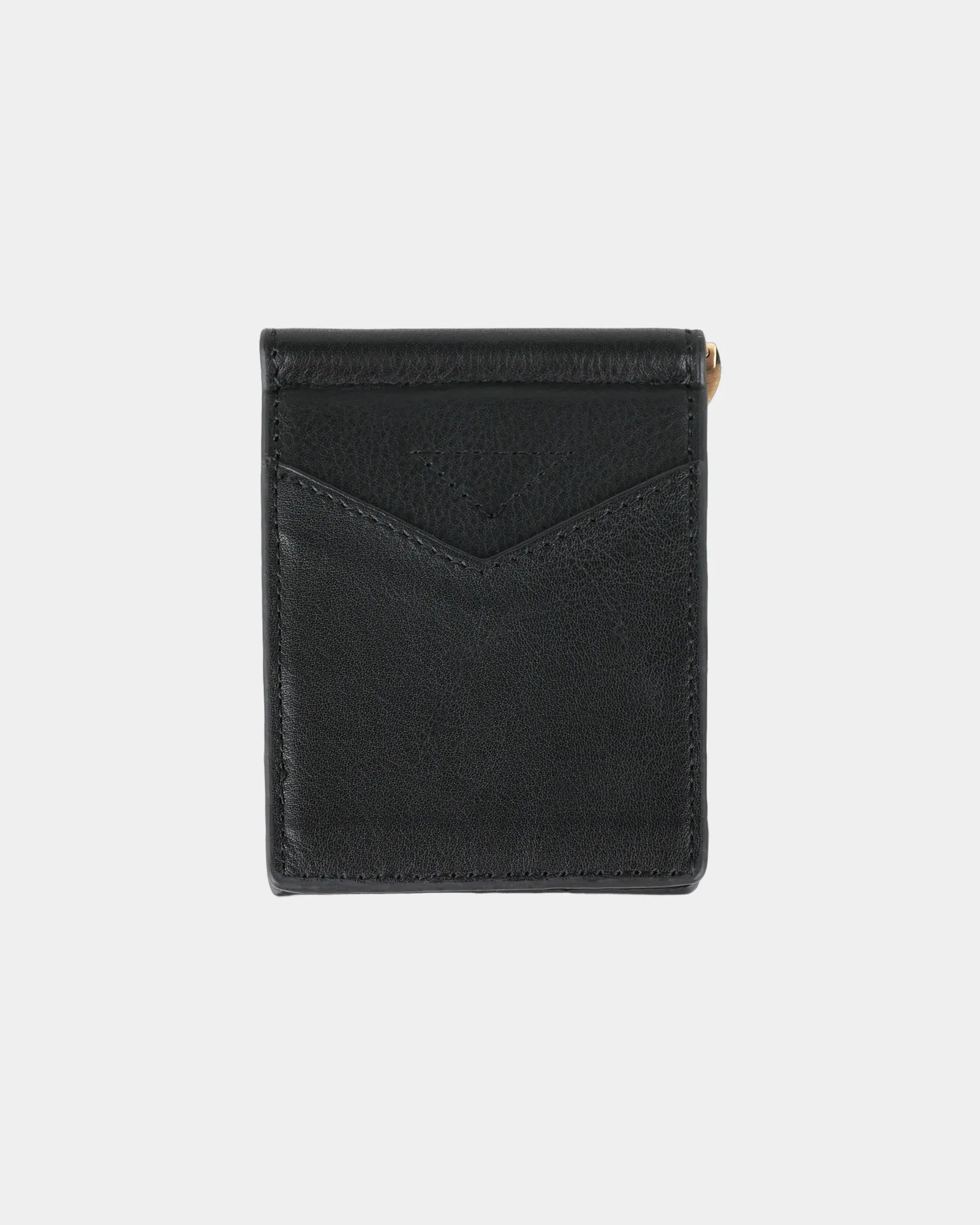Custom genuine leather folding wallet with ball marker - 2