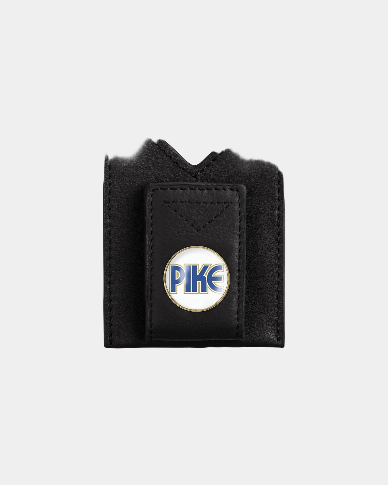 Custom genuine leather credit card holder with ball marker - 8