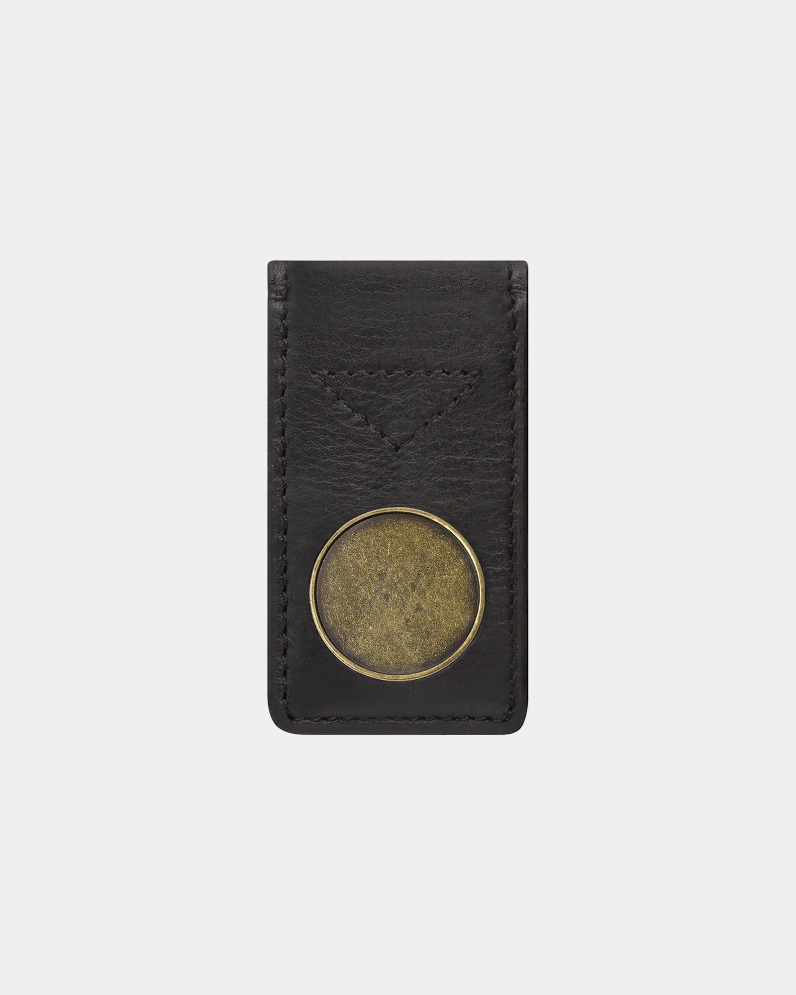 Custom genuine leather credit card holder with ball marker - 7