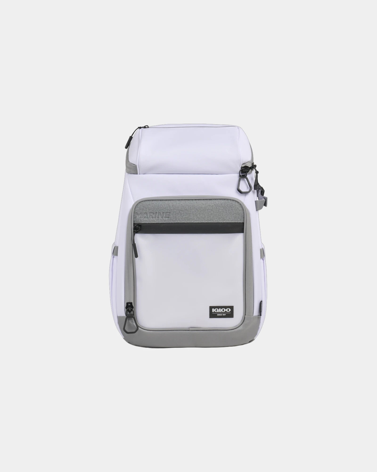 Custom 30-can backpack cooler with MaxCold+ insulation - White