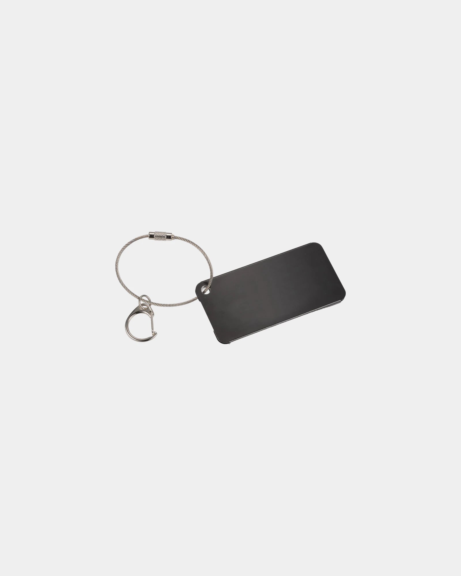 Custom aluminum luggage ID tag 3" x 1.5" - 1