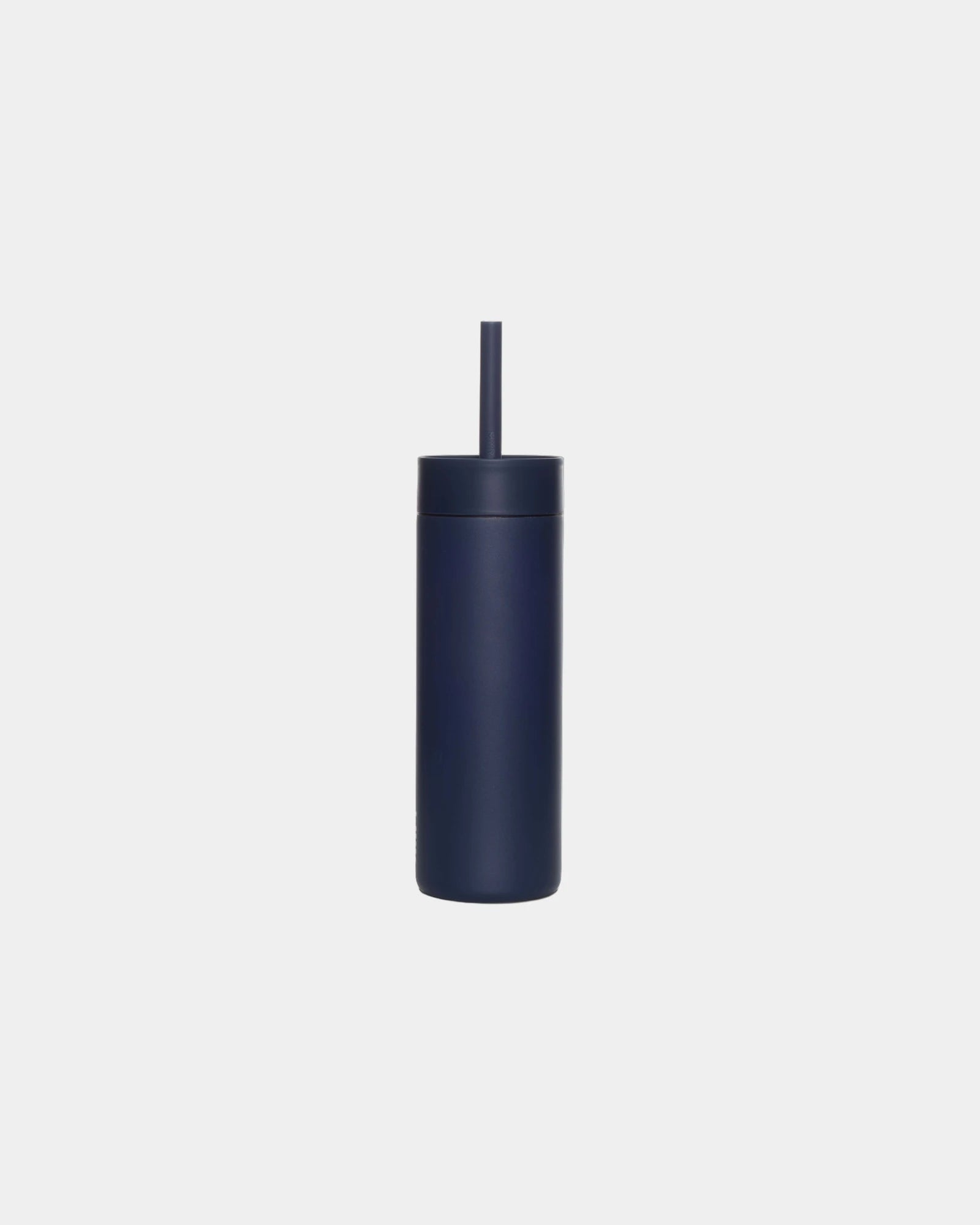 Custom stainless steel 16 oz sipper straw bottle - Tidal Blue