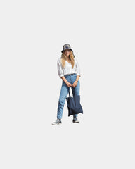 Custom recycled cotton tote bag with bottom panel - 5