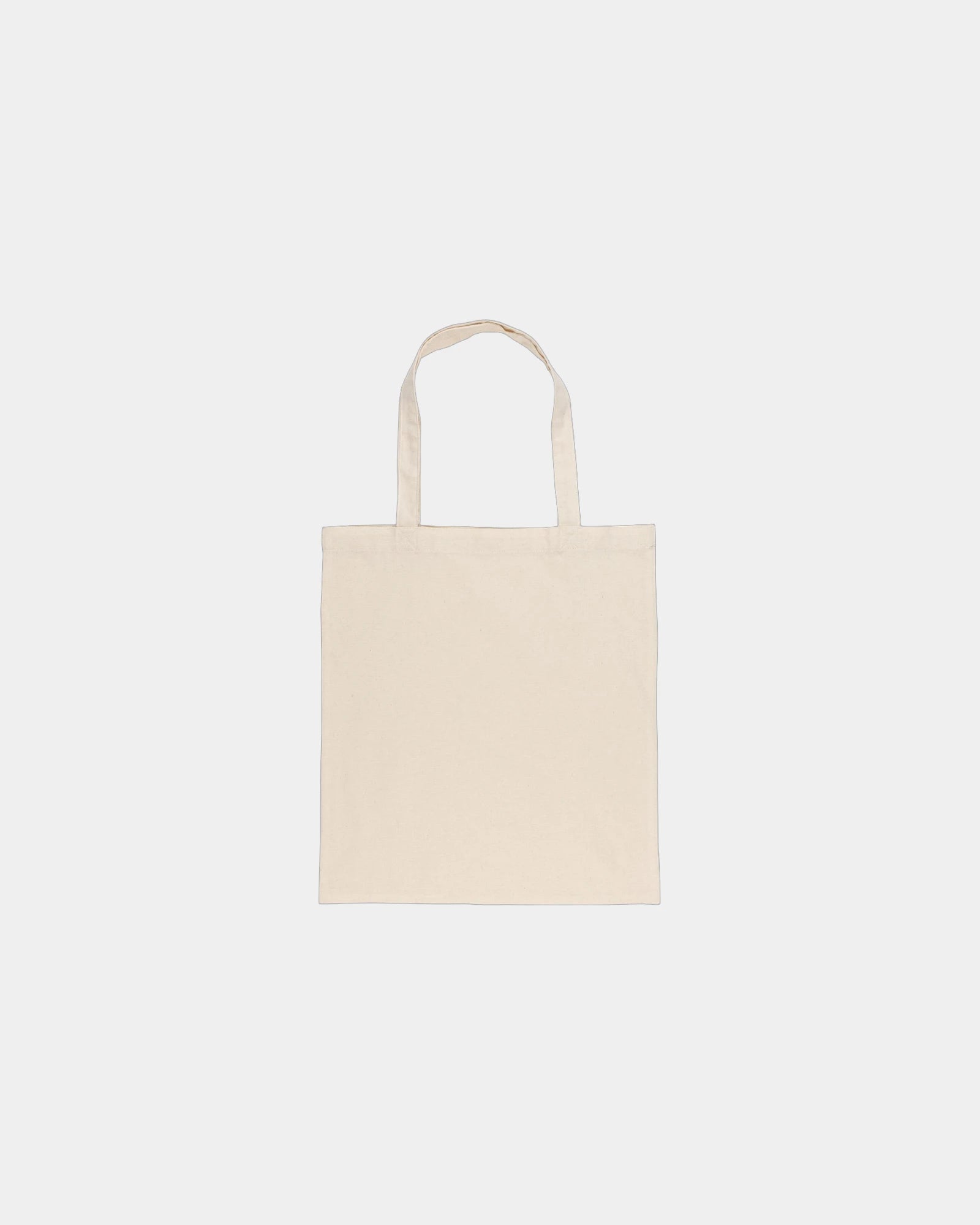 Custom recycled cotton tote bag with bottom panel - Off White