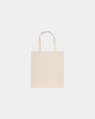 Custom recycled cotton tote bag with bottom panel - Off White