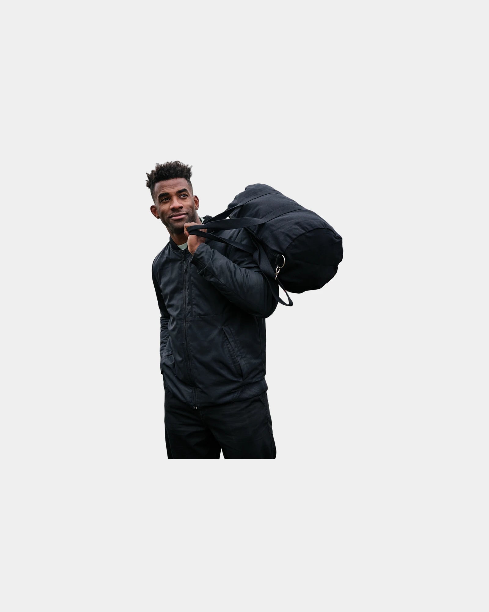 Custom recycled canvas duffel bag 285 gsm - 8