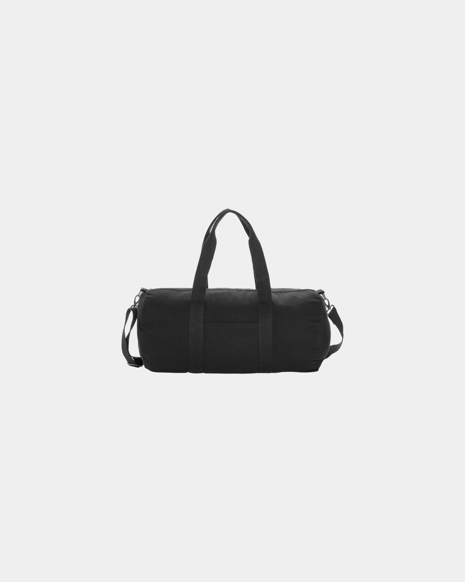 Custom recycled canvas duffel bag 285 gsm - Black