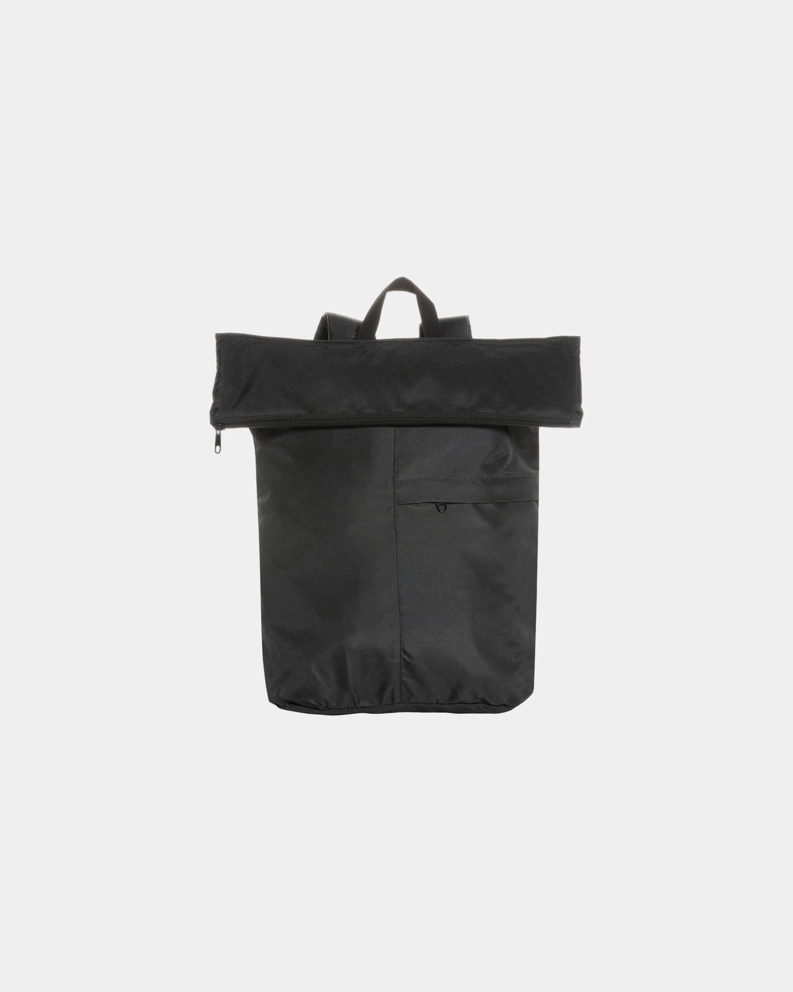 Custom lightweight RPET foldable backpack Dillon - Black
