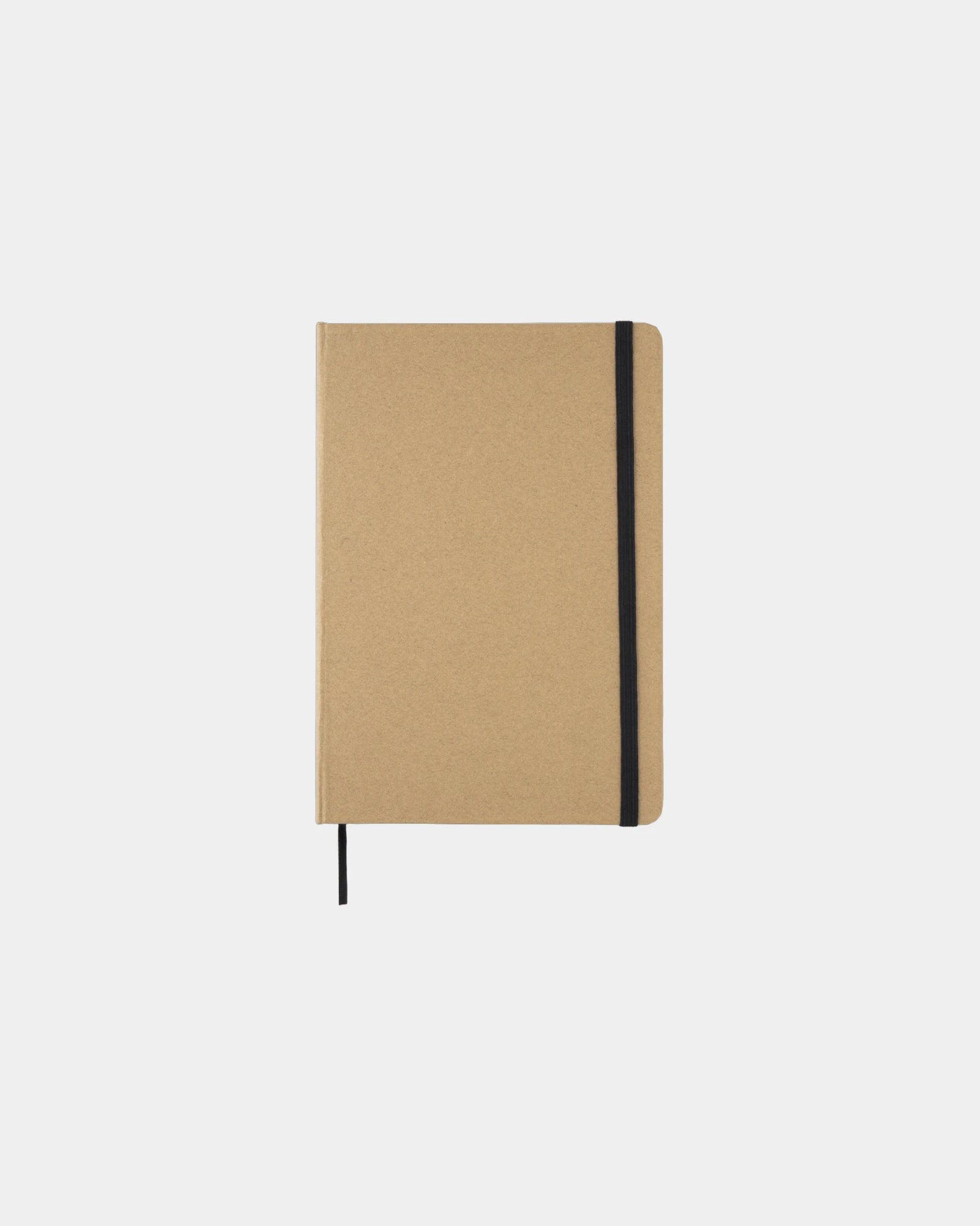 Custom recycled Kraft A5 notebook, 72 sheets - Black
