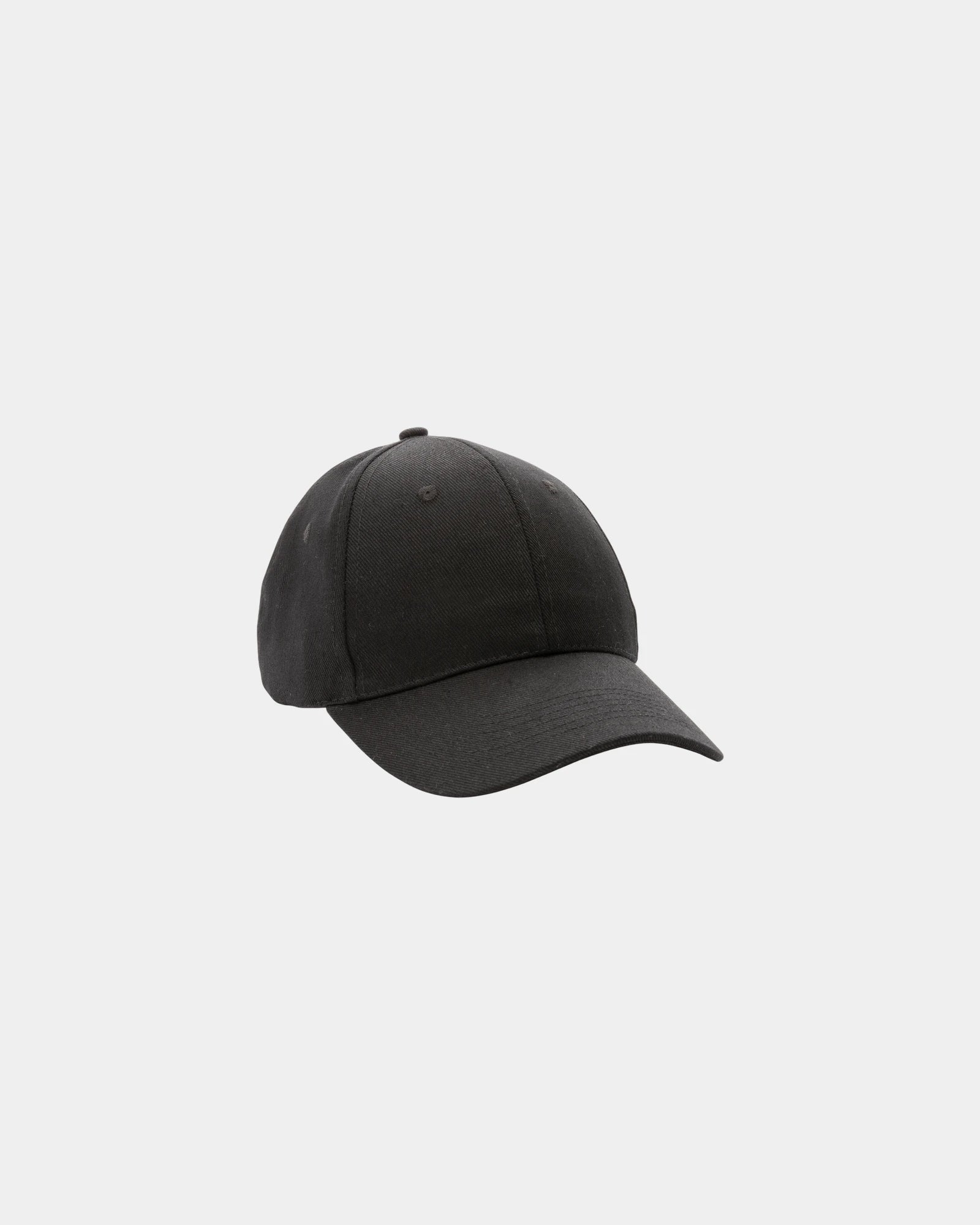 Custom recycled cotton six-panel cap with AWARE™ ID - Black