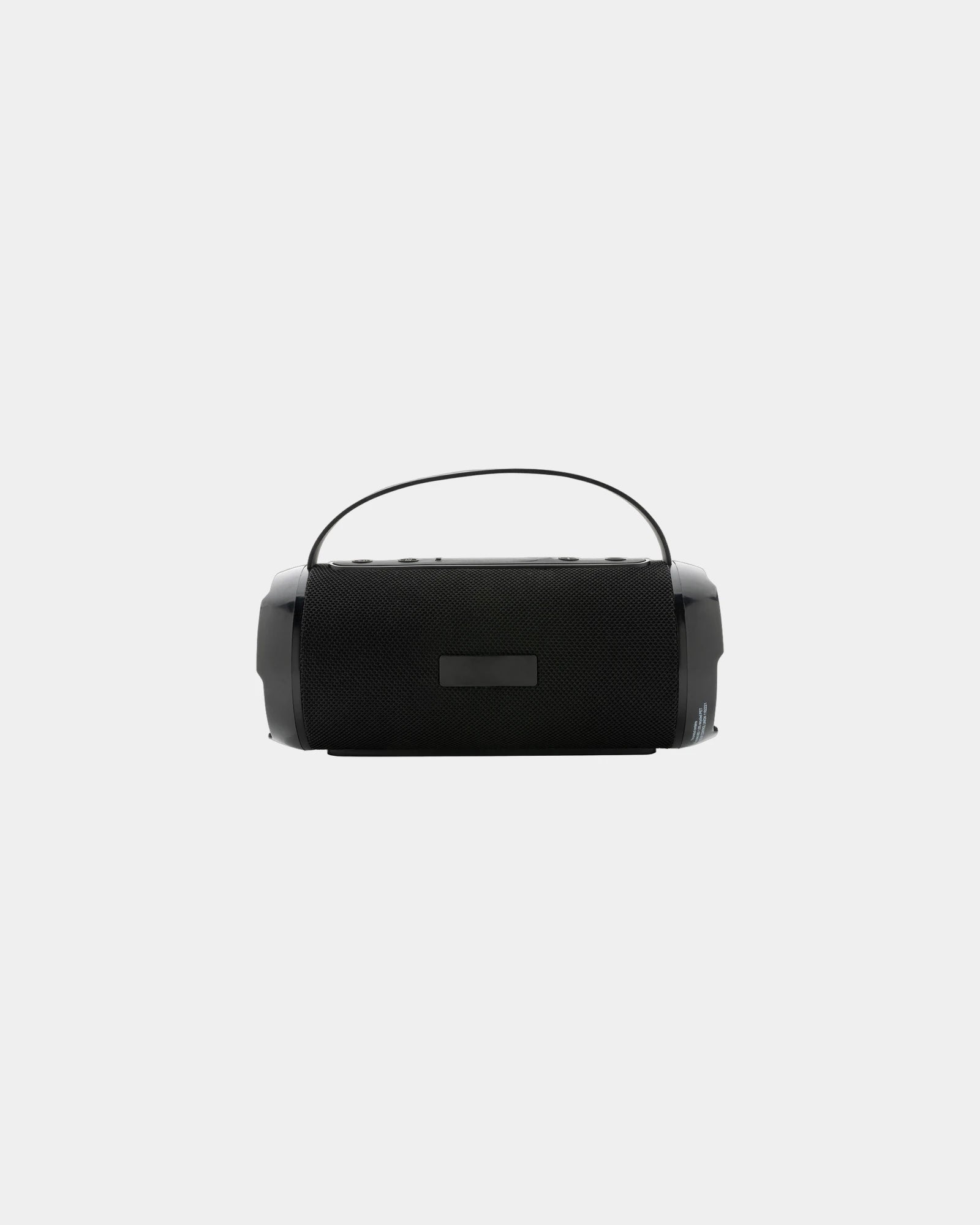 Custom recycled water-resistant 6W Bluetooth speaker - Black