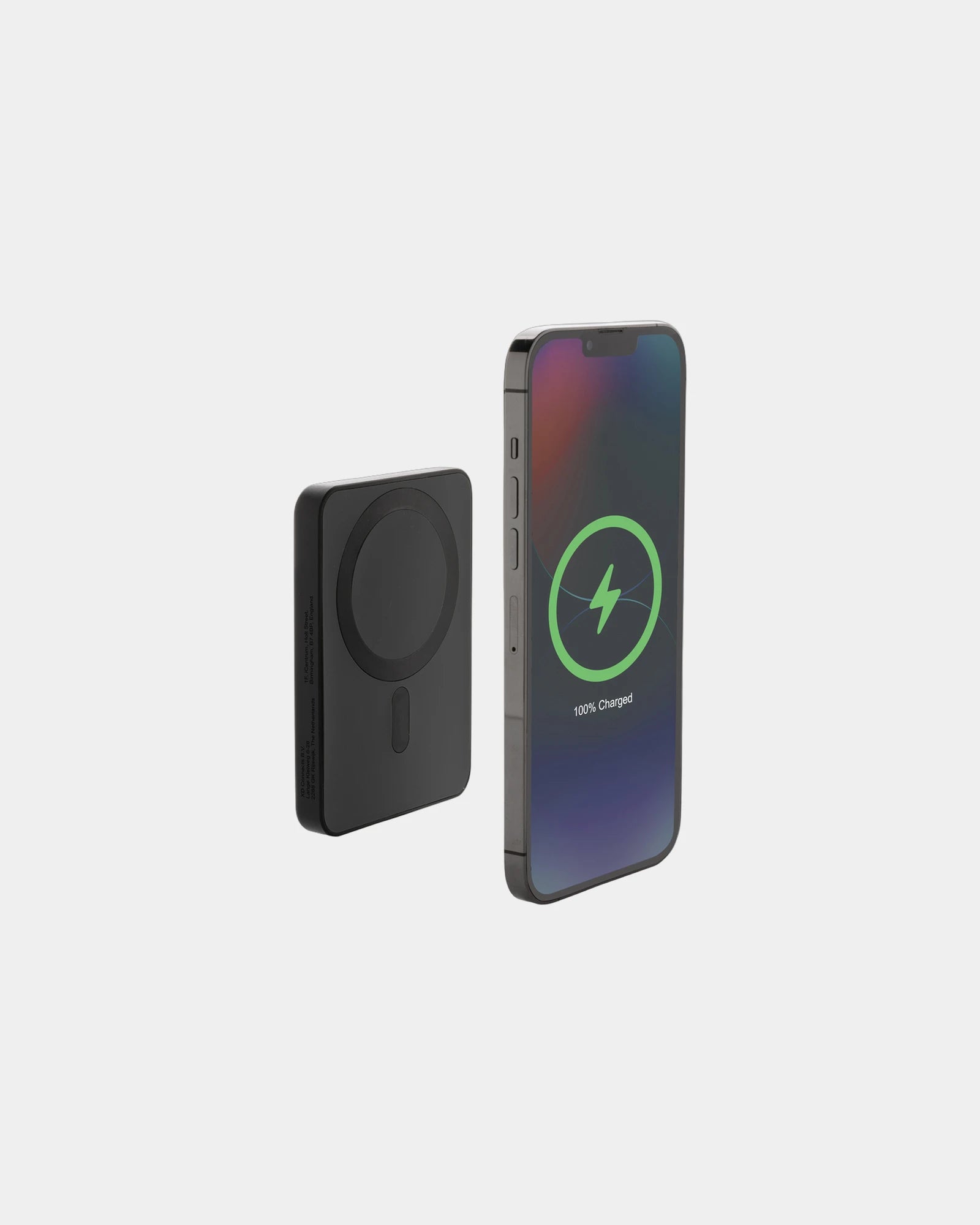 Custom recycled 5,000 mAh magnetic power bank - 4