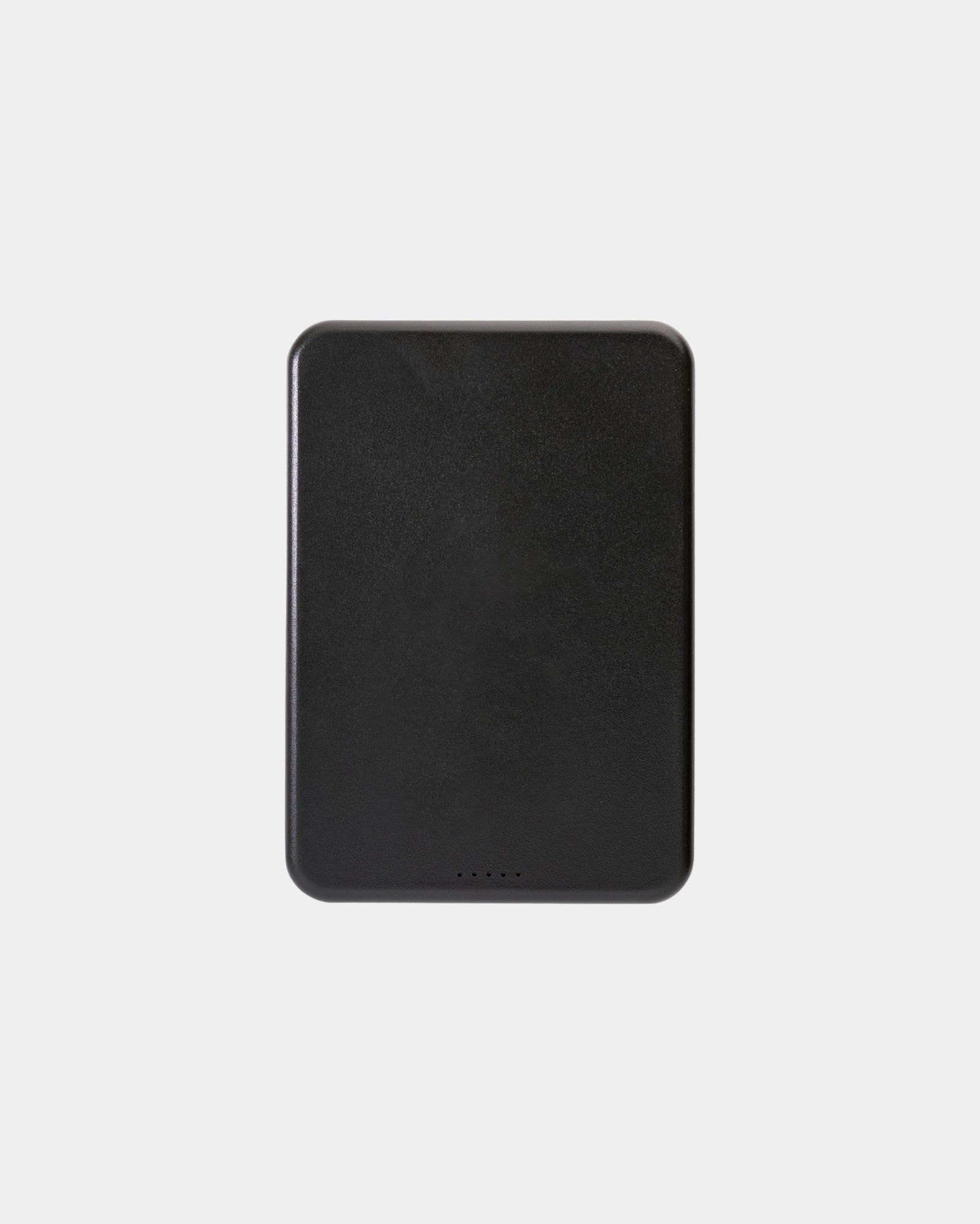Custom recycled 5,000 mAh magnetic power bank - Black