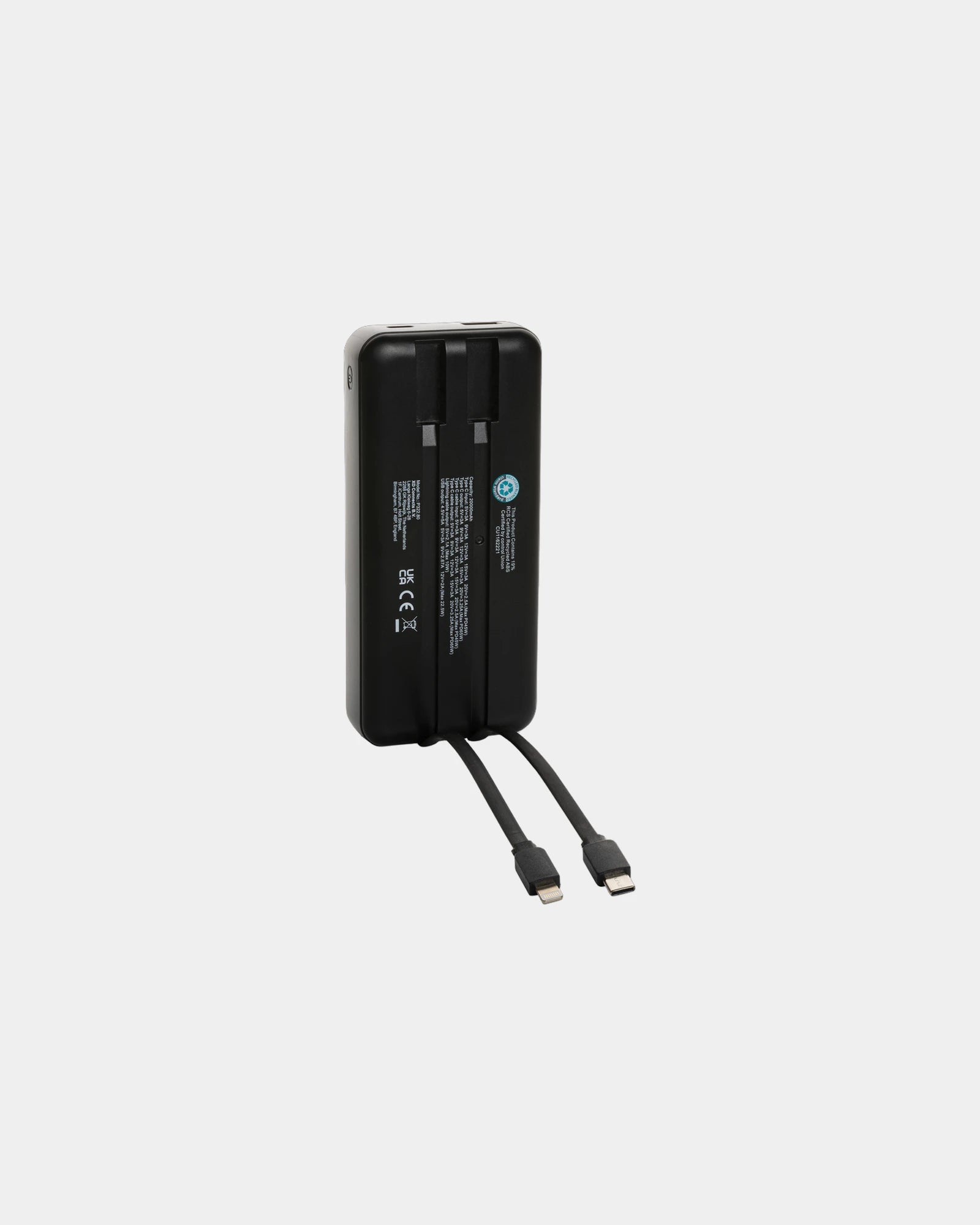Custom recycled ABS 20,000 mAh laptop power bank - 2
