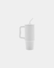 Custom recycled stainless steel insulated tumbler 900ml - White