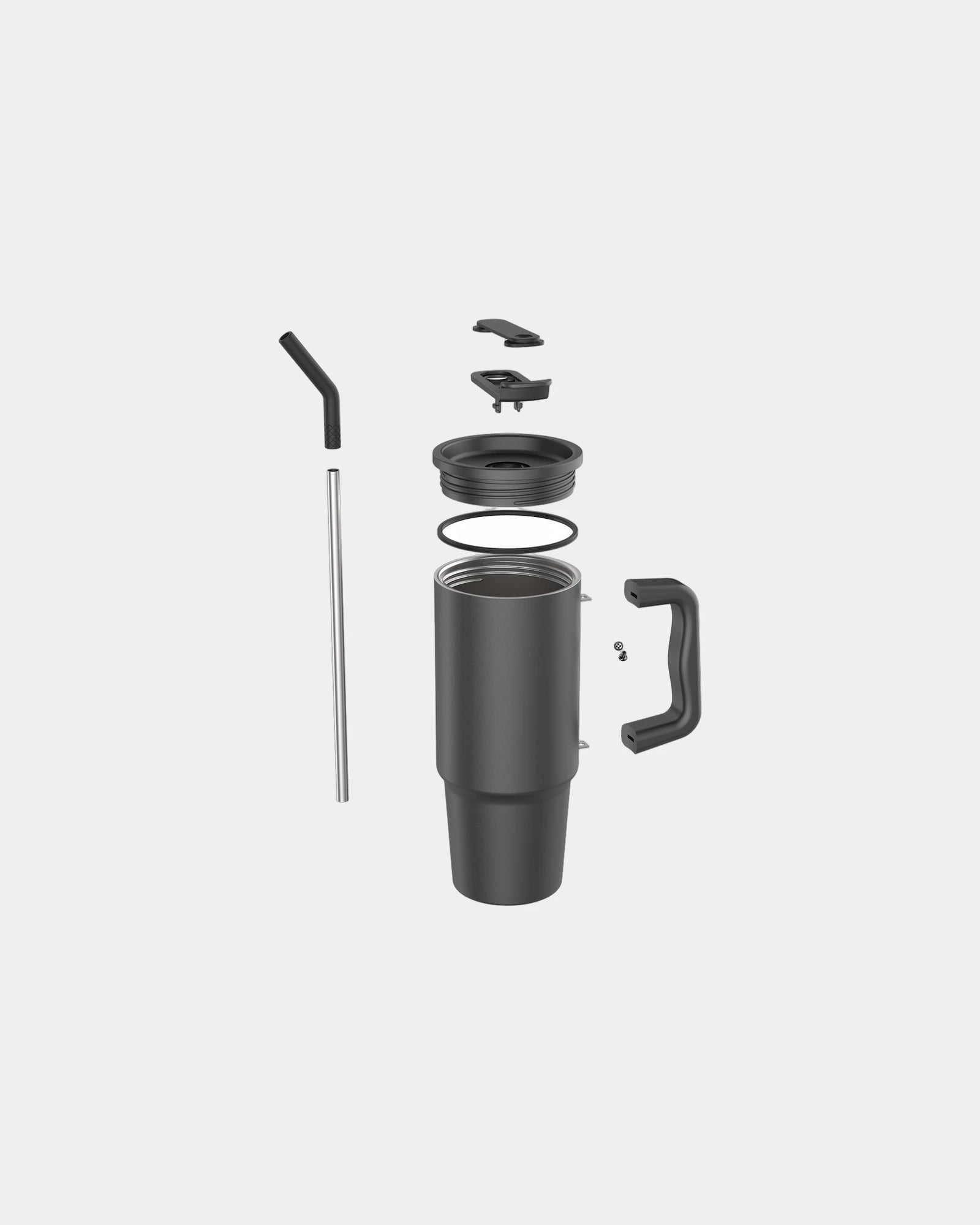 Custom recycled stainless steel insulated tumbler 900ml - 26