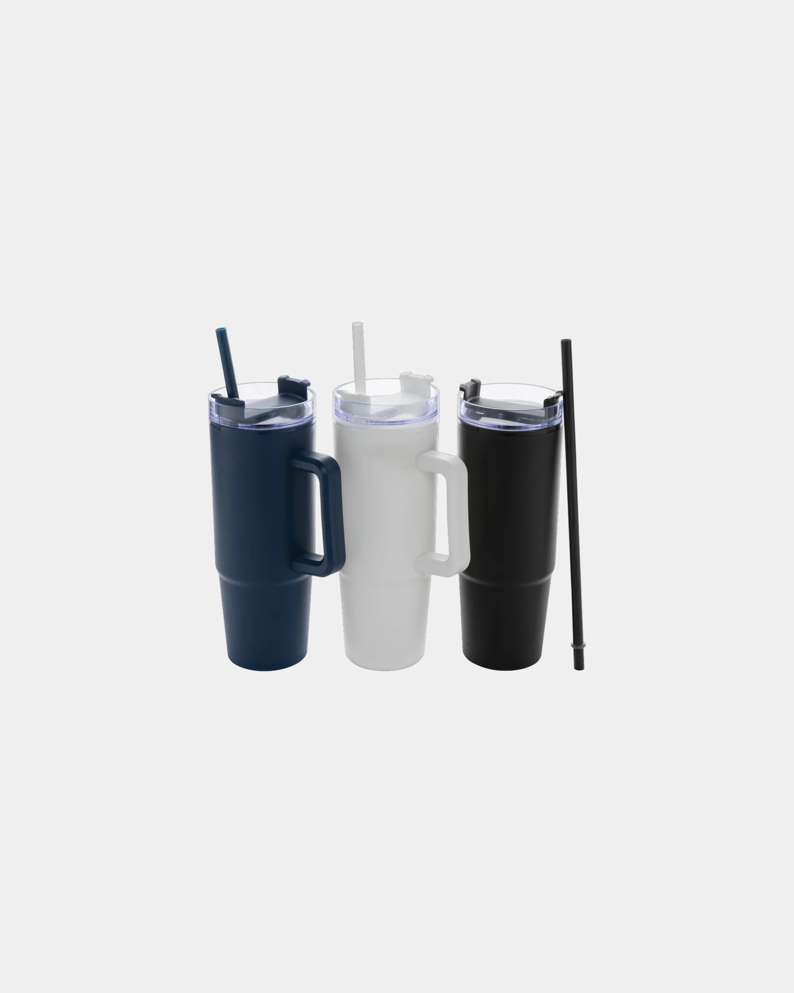 Custom recycled plastic tumbler with handle 30 oz - 12