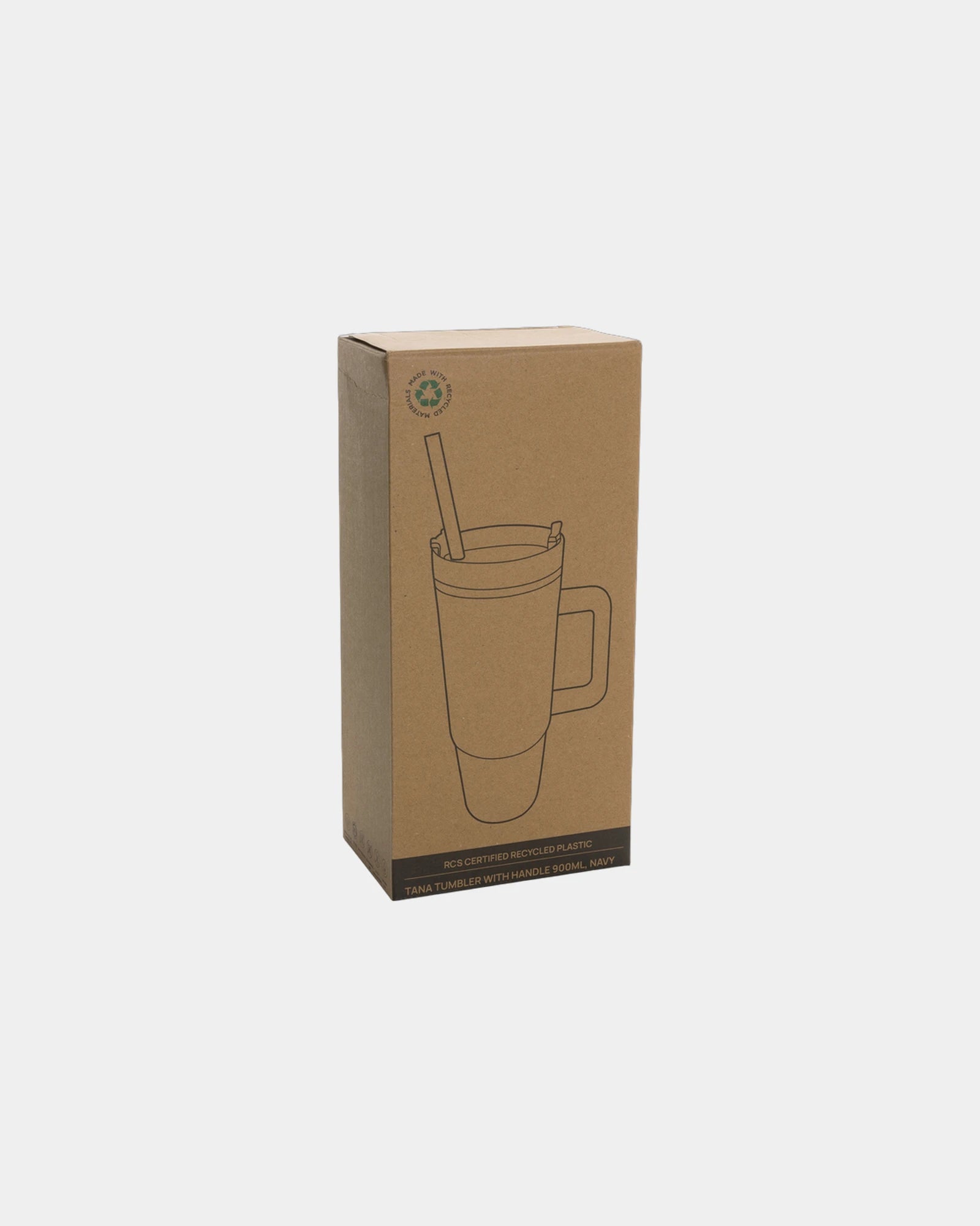Custom recycled plastic tumbler with handle 30 oz - 14