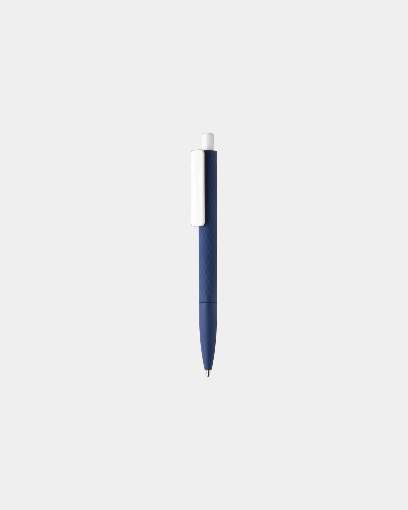 Custom soft-touch ballpoint pen with diamond texture - 2