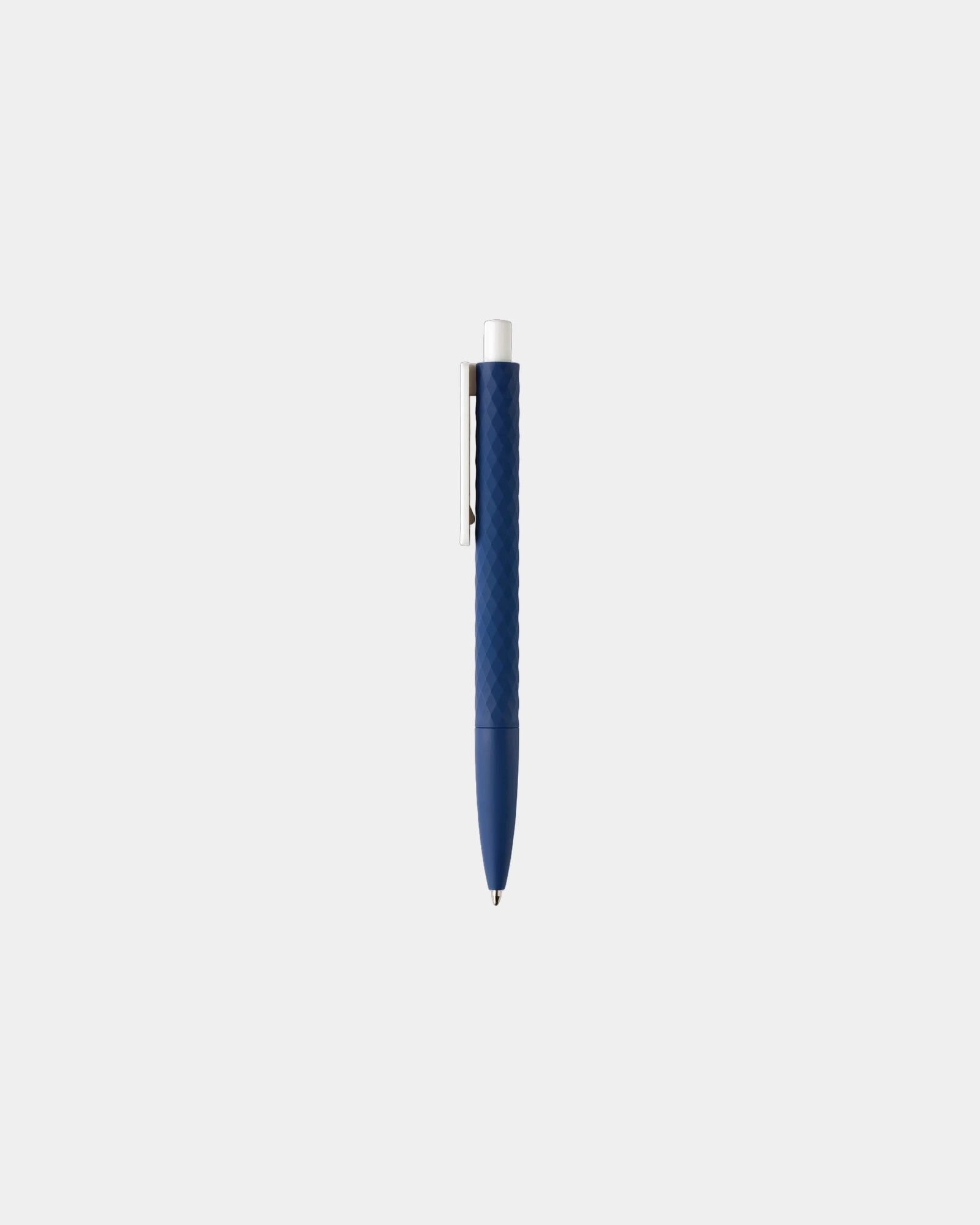 Custom soft-touch ballpoint pen with diamond texture - 1