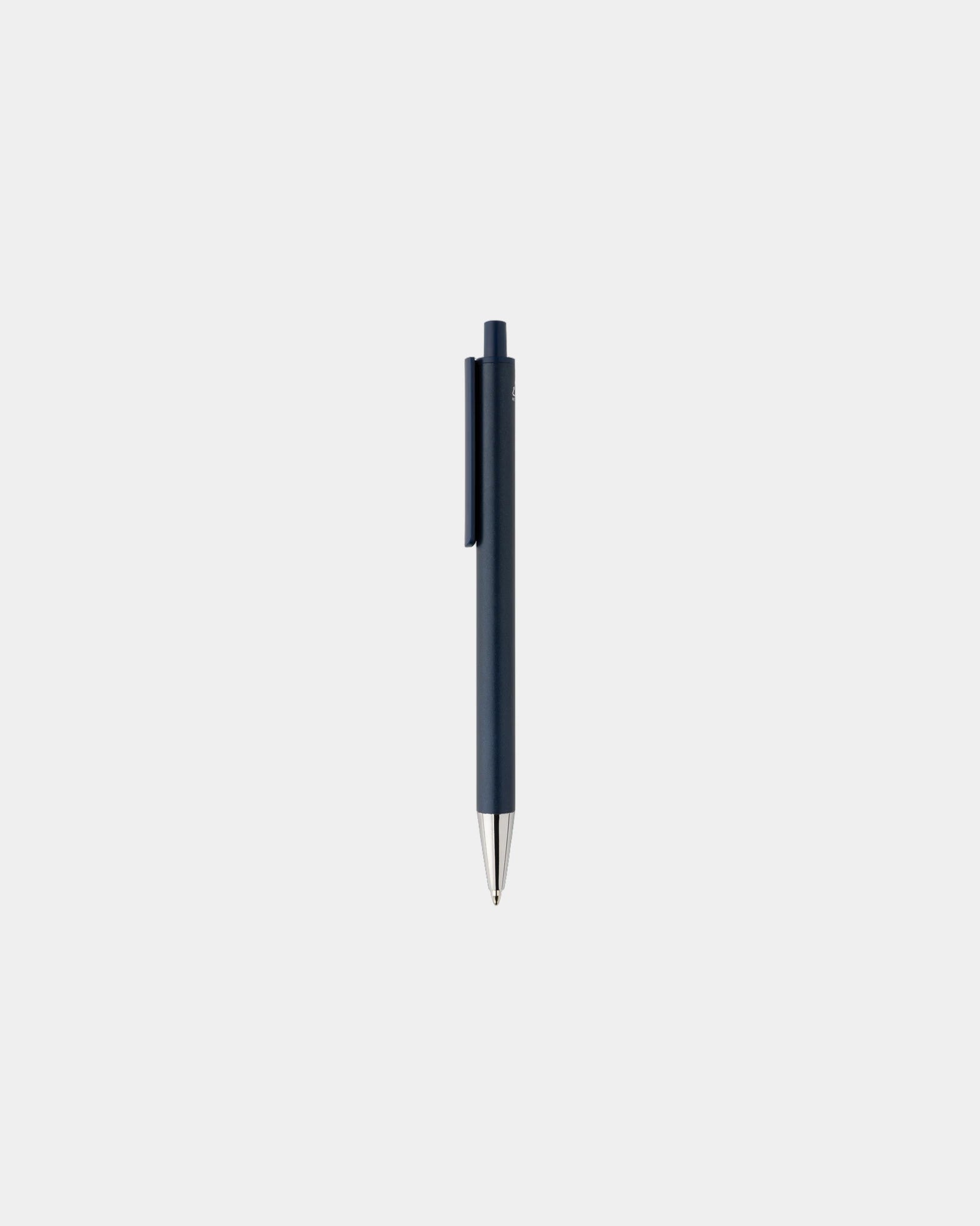 Custom recycled aluminum RCS-certified pen - Blue