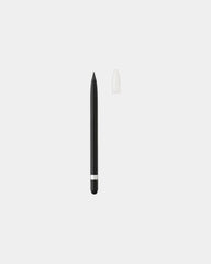Custom aluminum inkless pen with built-in eraser - Black