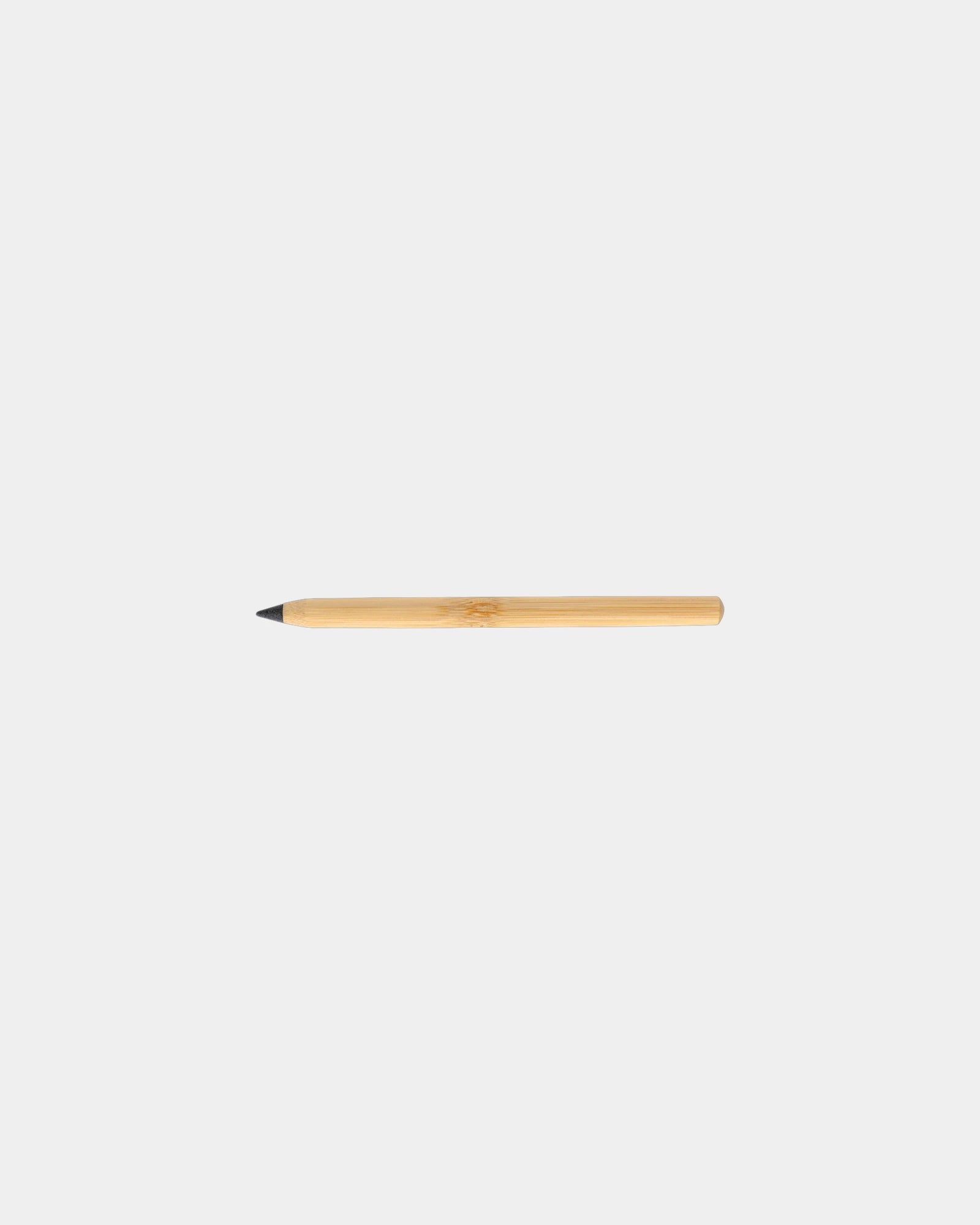 Custom bamboo infinity pencil for office branding - Brown