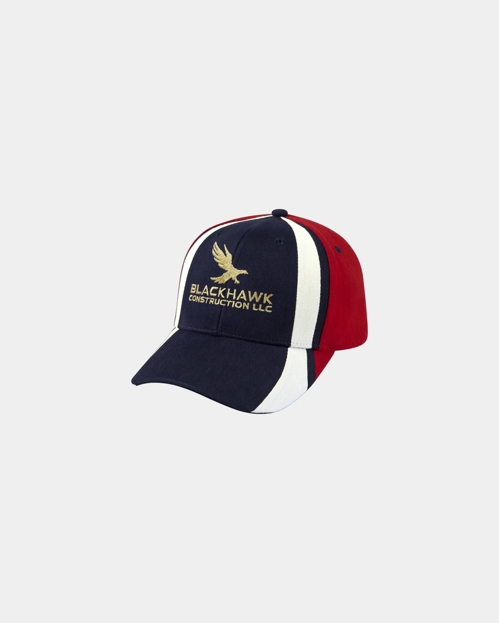 Custom cotton six-panel hat with curved brim design - 3