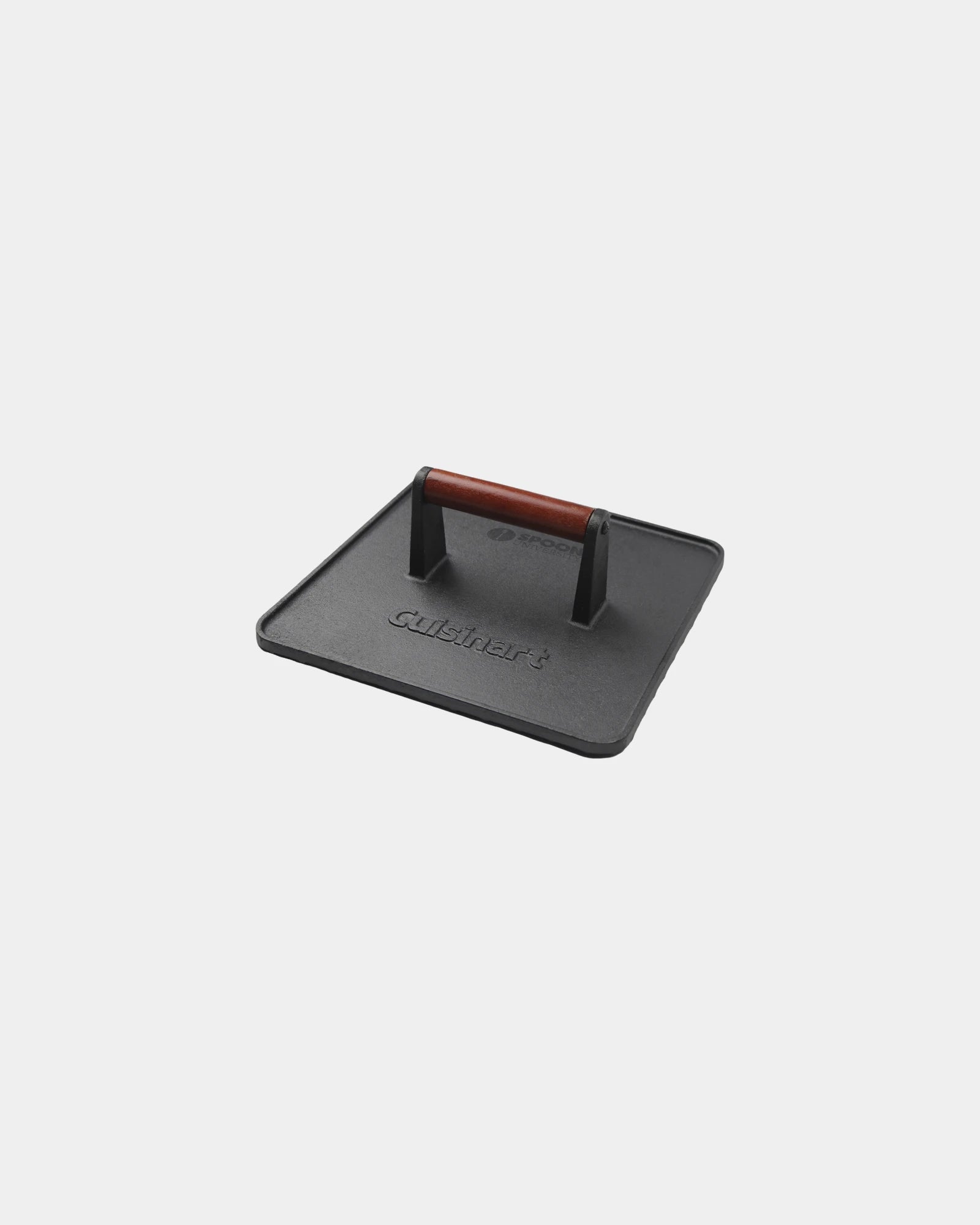 Custom cast iron 10" x 10" griddle press - 4