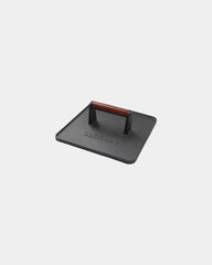 Custom cast iron 10" x 10" griddle press - Black